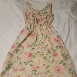 Vintage Floral Dress